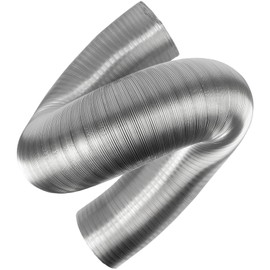 Ø80 mm - 1.5m / Ø3.15'' - 4.9ft - Flexible Aluminum Tube - Steam Pipe - Ventilation Pipe - Aluminum Air Conditioner Hose - Spring Steel Wire Hose - Kitchen Exhaust Pipe