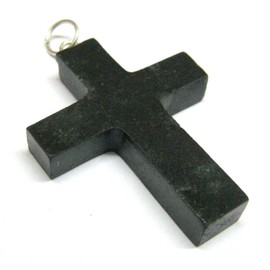 Schwarzer Turmalin Edelstein kreuz Anhanger kristallheilung Mode Handarbeit Zubehor