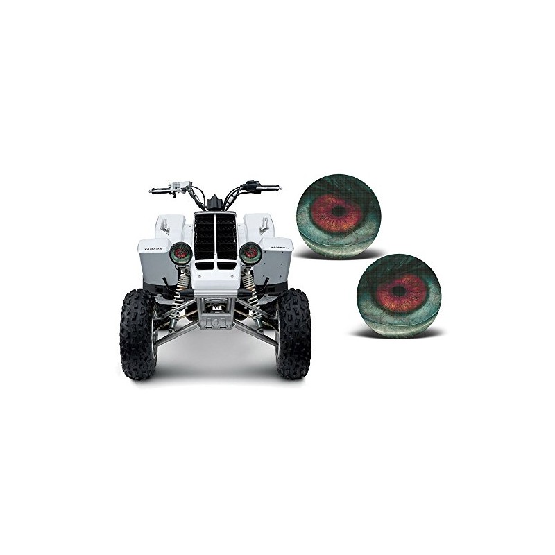 AMR Racing ATV Headlight Eye Graphics Decal Cover Compatible with