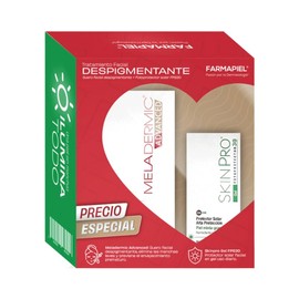 MELADERMIC | Kit Despigmentante Facial: Suero Facial Advanced Despigmentante + Skin Pro Gel Protector Solar Facial FPS 30 | Piel Uniforme | Kit Antima