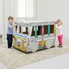 Bankers Box at Play School Bus Cardboard Playhouse and Craft