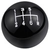 Arenbel 6 Speed Gear Shifter Knobs Black Ball Shift Stick