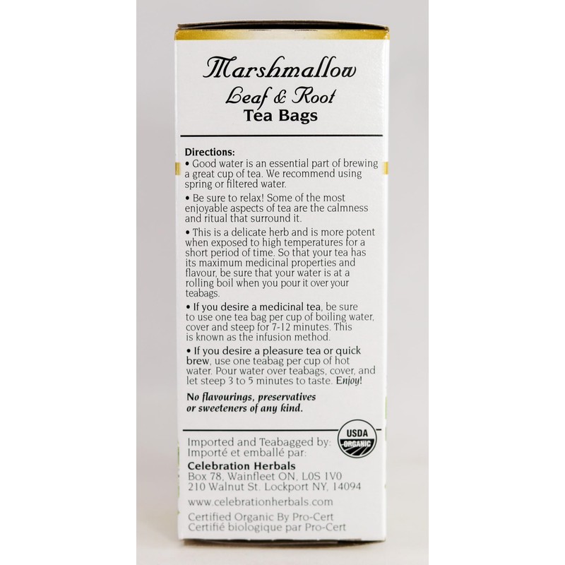 Celebration Herbals CELEBRATION HERBALS Marshmallow Leaf & Root Organic 24