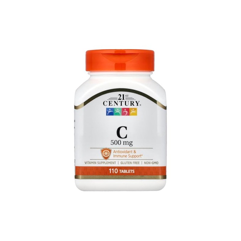 21st Century C 500 Mg Tablets, 110 Count