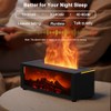 Essential Oil Diffuser, Fireplace Flame Aromatherapy Diffuser with 7 Colors