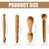 4 Pieces Trigger Point Massager, Massage Roller Stick Massage Wooden