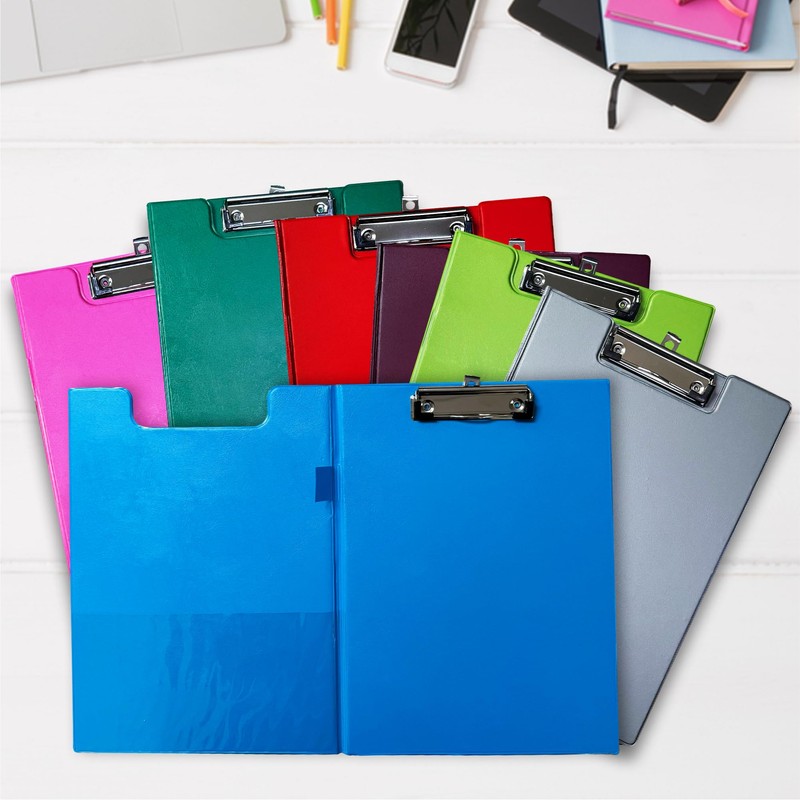 Janrax A4 Red PVC Foldover Clipboard