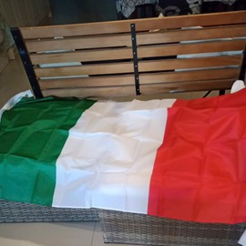 Difounmas Italian Flags Set Flagpole Telescopic Flag Size 35.4 x 59.1 inches (90 x 150 cm), Telescopic Flag Pole, 61.0 inches (155 cm), For International Exchanges, Festivals, Events, Soccer, Physical