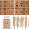 72 Pcs Christian Gift Bible Verse Pen Bamboo Religious Inspirational