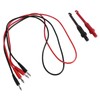 4mm Dual Banana Plug Test Leads with Repair Testing Hooks