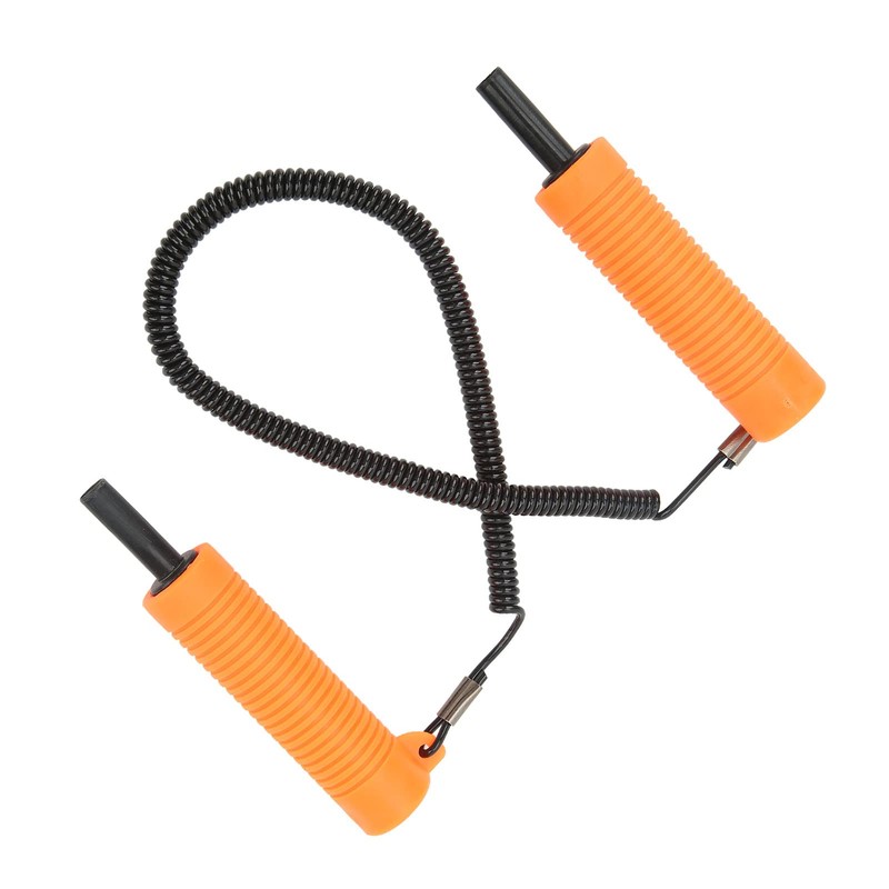 Fishing Ice Picks Kit,Ice Fishing Safety Pick Stainless Steel Orange