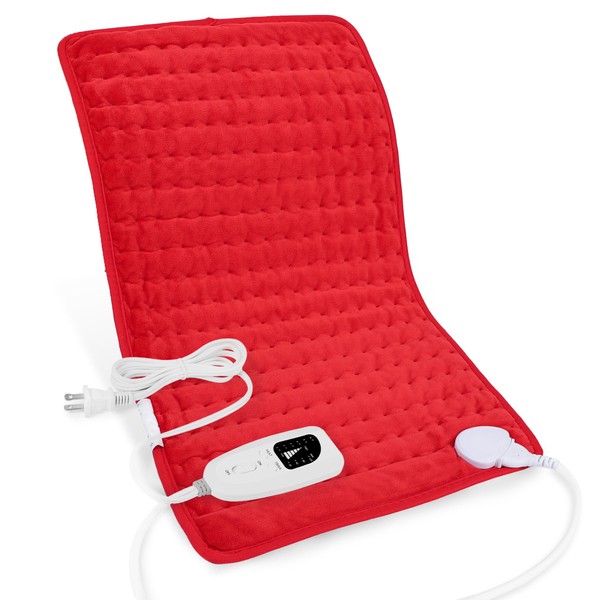 Deepsoon Heating Pad,Electric Heating Pads for Back,Hot Heated Pad for