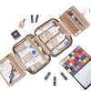 NISHEL Large Hanging Travel Toiletry Bag, Portable Makeup Organizer, Cosmetic