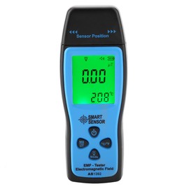 AS1392 EMF Meter, EMF Tester Counter Digital Electromagnetic Radiometer Detector Mini LCD Display EMF Detector Dosimeter