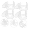 Operitacx 4pcs Cordless Shade Handles for Roller Blinds No Drill