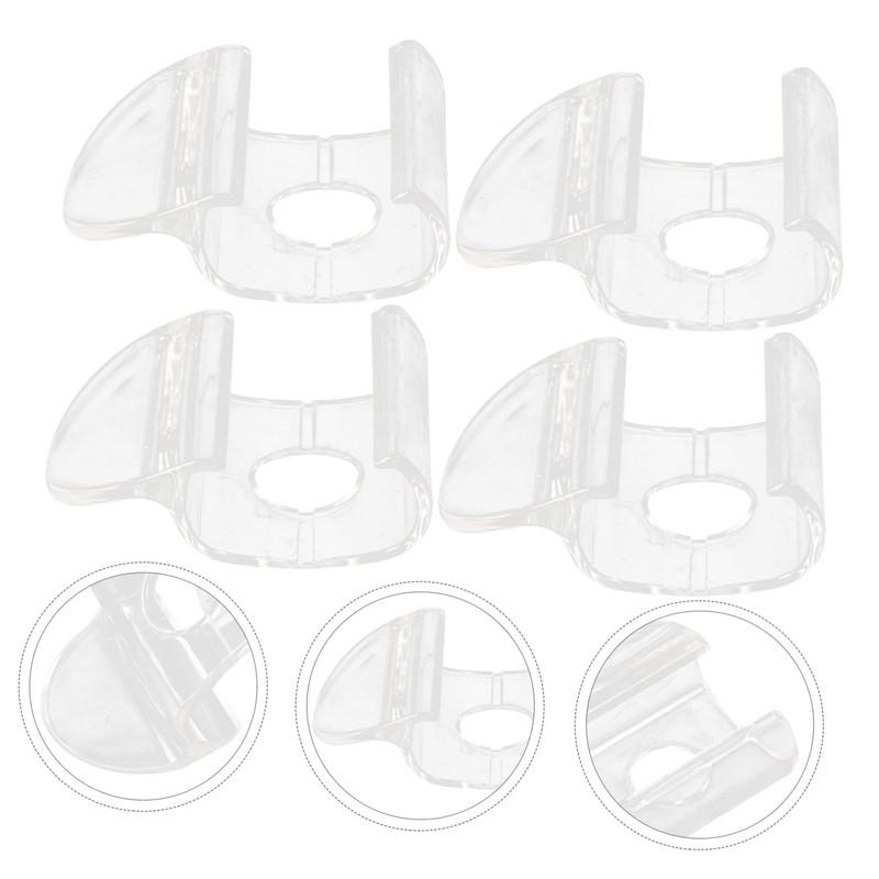 Operitacx 4pcs Cordless Shade Handles for Roller Blinds No Drill
