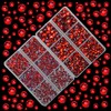 10000Pcs 2-Boxes Mixed Size Hot Fix Round Crystals Gems Glass