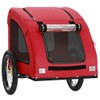 vidaXL Pet Bike Trailer - Red Iron Bicycle Pet Cart