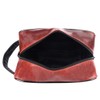 CRICKET-GIFTS Buffalo Leather Cricket Wash Bag Durable Toiletry Bag for