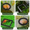 2 Pcs Futterautomat, Schwimmpflanzen Aquarium Futterring mit Saugnäpfen Schwimmende Pflanzenringe