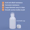 UMETASS PE Plastic Food Grade Bottles, Wide Mouth Lab Reagent