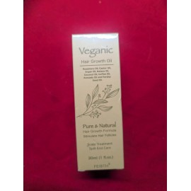 Veganic Hair Growth Oil Vegan Formula Scalp Treatment 30ml