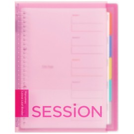 Maruman F310-08 Loose Leaf Binder, B5, Session, 26 Holes, Pink