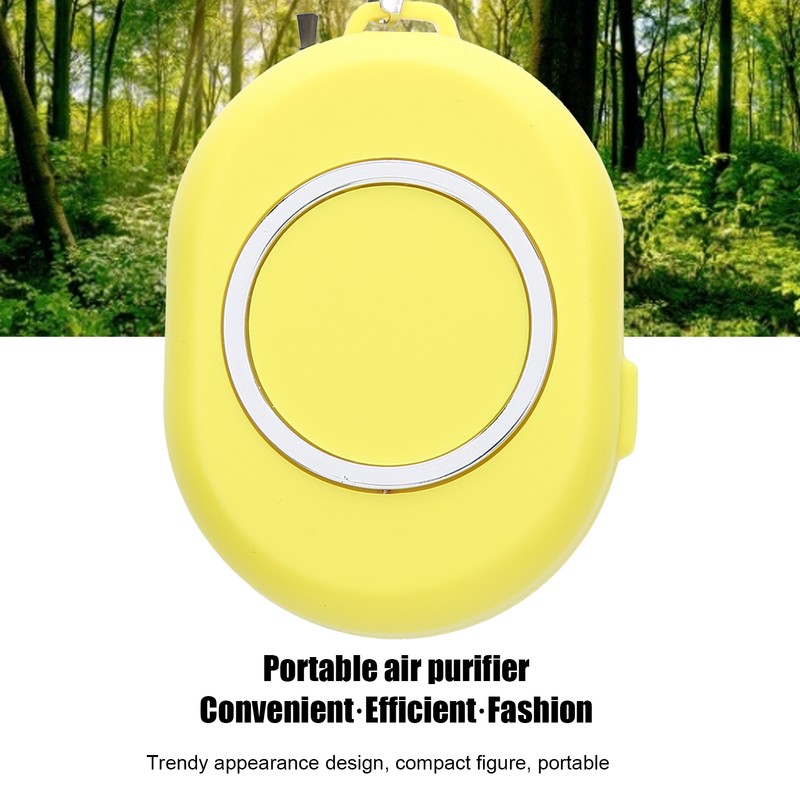 USB Rechargeable Portable Neck Hanging Air Purifier Wearable Negative Ion