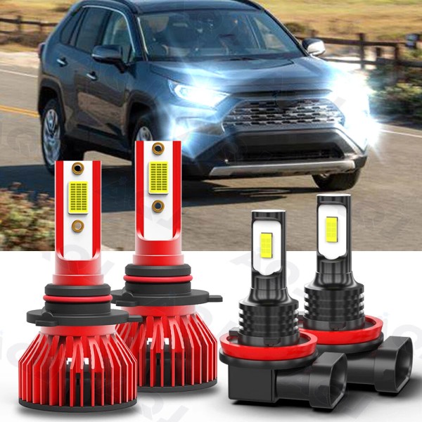 AQJ For Toyota RAV4 2016 2017 2018 LED Headlight Bulbs