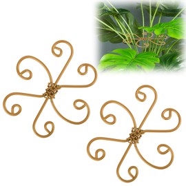 BOXOB 2 x Plant Supports, Metal Plant Trunk Support Reusable Plant Trunk Holder Stakes Trellis Climbing Frame for Plants Growth Accessories for Plants