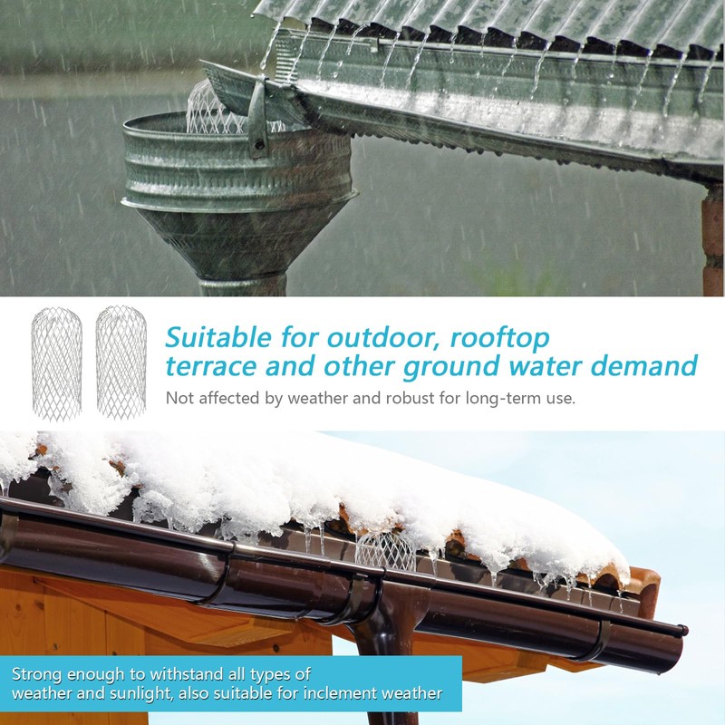 Downpipe Protection Gutter Protection Aluminium Rain Pipe Protection Gutter Protection