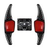 2pcs Car Carbon Fibre Steering Wheel Shift Paddle Extension Shift