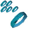 5 Pieces Sequin Headband Glitter Blue Sport Head Band Sparkle