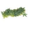 Green Artificial Plant Fake Leaves Aquarium Fish Tank Reptile Terrarium