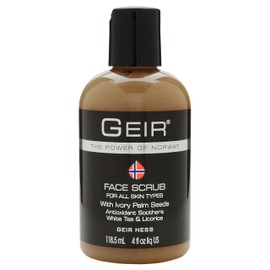 Geir Ness Face Scrub - Exfoliates Skin - Nourishing Facial Scrub for Clogged Pores