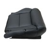 SecosAutoparts Driver & Passenger Bottom Replacement Black Leather Seat Covers
