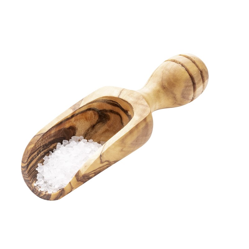 APS Scoop - Olive - Length: 13.5 cm Olive Wood