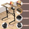 Enayplon Small Standing Desk with Wheels, Portable Treadmill Desk, Rolling