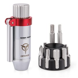 T Handle Bike Torque Wrench - Adjustable 3-10 Nm Allen Wrenches, 1/4 Inch Hex Driver Torque Wrench for Home & Bikes Repair