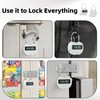 KENRONE Heart Metal Timer Lock, USB Rechargeable Timer Compact Padlock