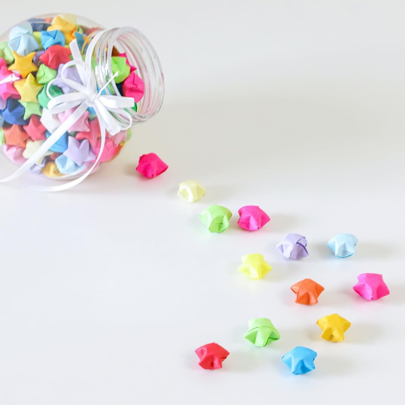 ABOOFAN Tiras De Papel Para Estrellas De Origami Brilla En