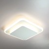 Facon 9" RV LED Acrylic Dual Square Flush Mount Lamp
