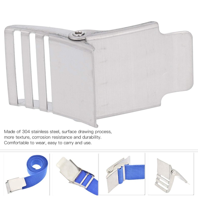 Ongwan Underwater Diving Stainless Steel Buckle Waist Belt Counterweight Buckle