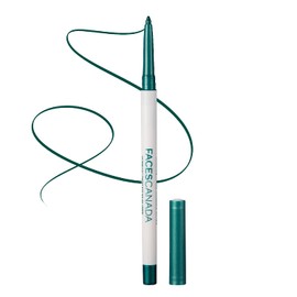 Faces Canada Twist Eye Liner | 24 Hrs Long Stay | Waterproof & Smudgeproof | Made with Carnauba Wax | Intense Color In One Stroke Green 1.2 g