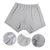 FRCOLOR Men's Comfortable Cotton Briefs for Elderly Bed Rest Washable