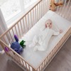 Waterproof Crib Mattress Protector Zippered 2 Pack, 6-Side Waterproof Crib