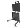 Salon Tray on Wheels, 2 Tier Foldable Salon Trolley Cart,