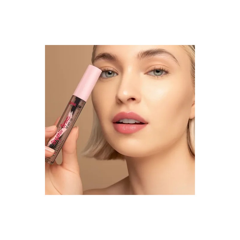 Gel Para Cejas Pink Up, Organic Brows, Efecto Jabón Cejas