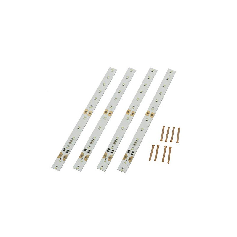 Greenmax 8462 N-Gauge Indoor Lighting Unit, Narrow Width, White, 4-Pack