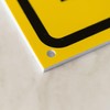 Safety Sign "PRIVATGRUNDSTÜCK - Ab hier Stop!", 1 Piece, 30